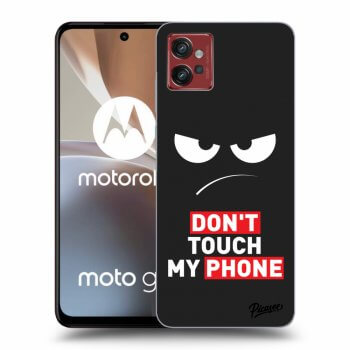 Picasee silikonový černý obal pro Motorola Moto G32 - Angry Eyes - Transparent