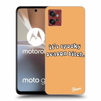 Picasee silikonový černý obal pro Motorola Moto G32 - Spooky season