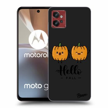 Picasee silikonový černý obal pro Motorola Moto G32 - Hallo Fall