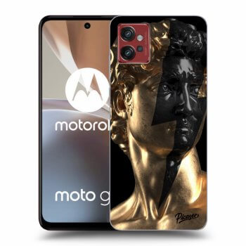 Picasee silikonový černý obal pro Motorola Moto G32 - Wildfire - Gold