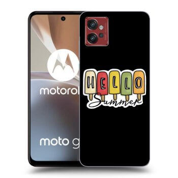Picasee silikonový černý obal pro Motorola Moto G32 - Ice Cream