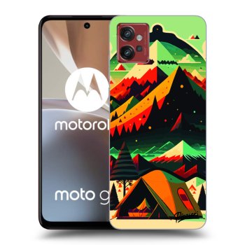 Picasee silikonový černý obal pro Motorola Moto G32 - Montreal
