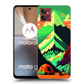 Picasee silikonový černý obal pro Motorola Moto G32 - Whistler