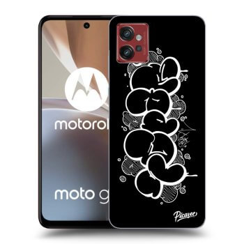 Picasee silikonový černý obal pro Motorola Moto G32 - Throw UP