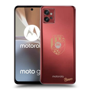 Picasee silikonový průhledný obal pro Motorola Moto G32 - FC Viktoria Plzeň I