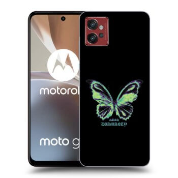 Picasee silikonový černý obal pro Motorola Moto G32 - Diamanty Blue