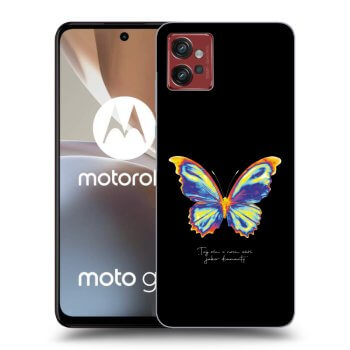 Picasee silikonový černý obal pro Motorola Moto G32 - Diamanty Black
