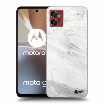 Obal pro Motorola Moto G32 - White marble