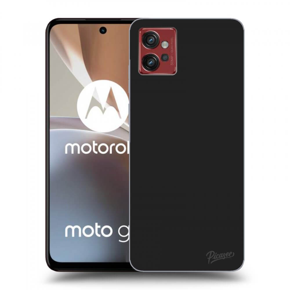 Picasee silikonový černý obal pro Motorola Moto G32 - Clear