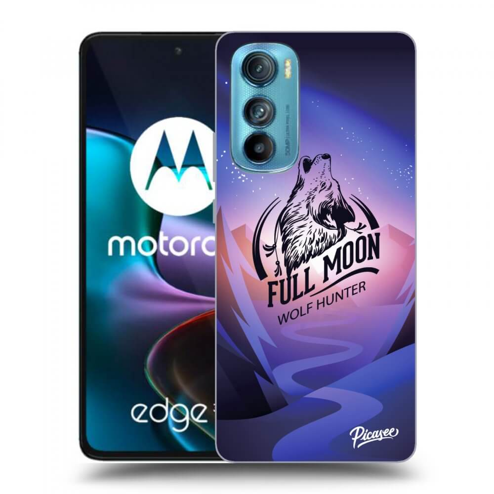 Picasee silikonový průhledný obal pro Motorola Edge 30 - Wolf