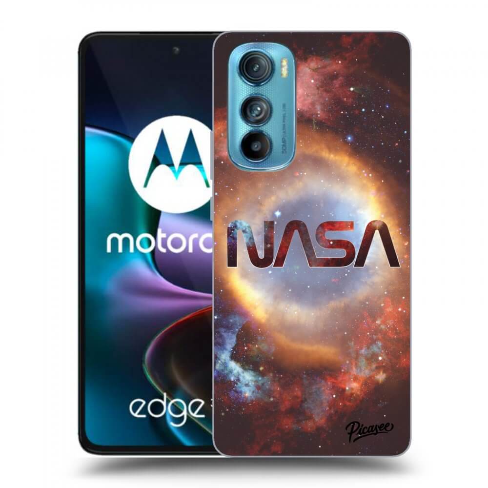 Picasee silikonový průhledný obal pro Motorola Edge 30 - Nebula
