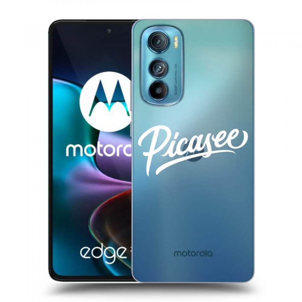 Picasee silikonový průhledný obal pro Motorola Edge 30 - Picasee - White
