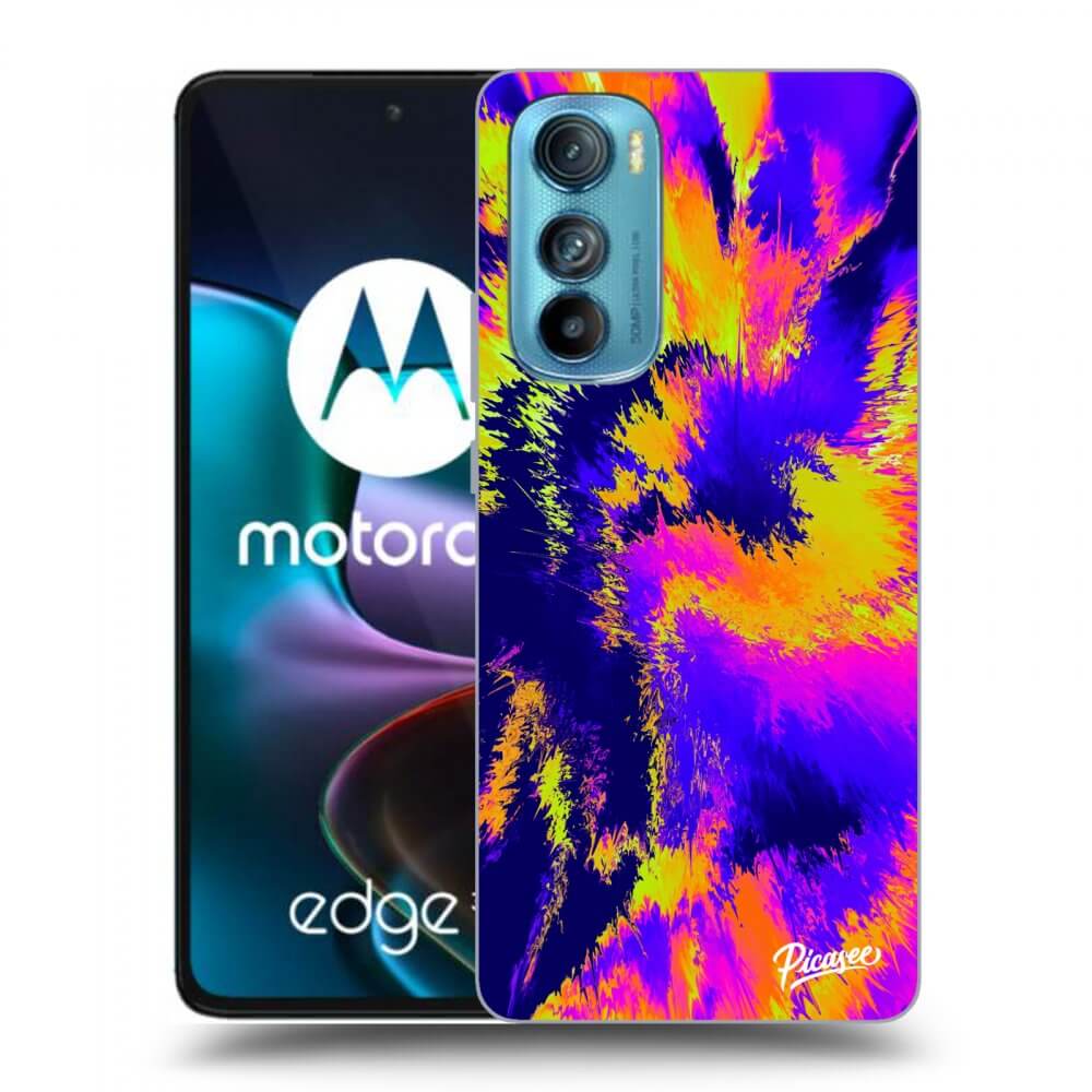 Silikonový černý Obal Pro Motorola Edge 30 - Burn
