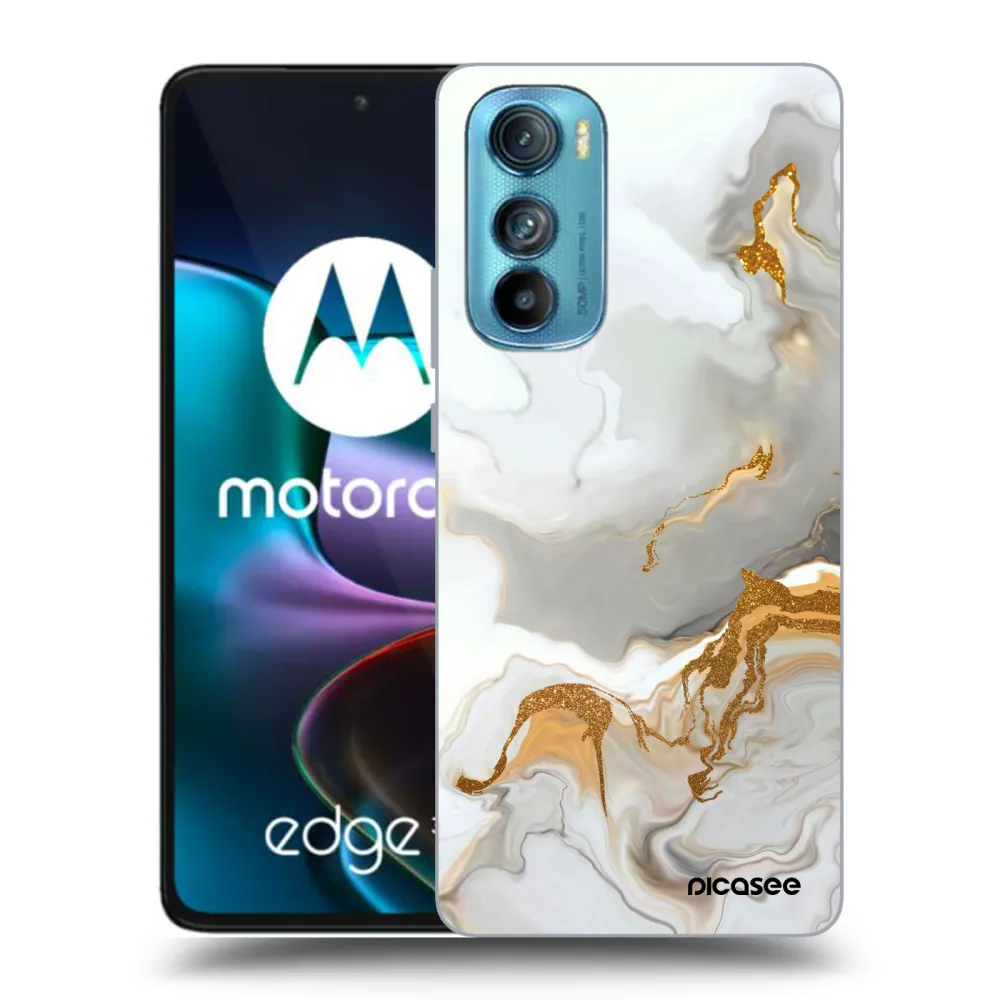 Picasee silikonový průhledný obal pro Motorola Edge 30 - Her