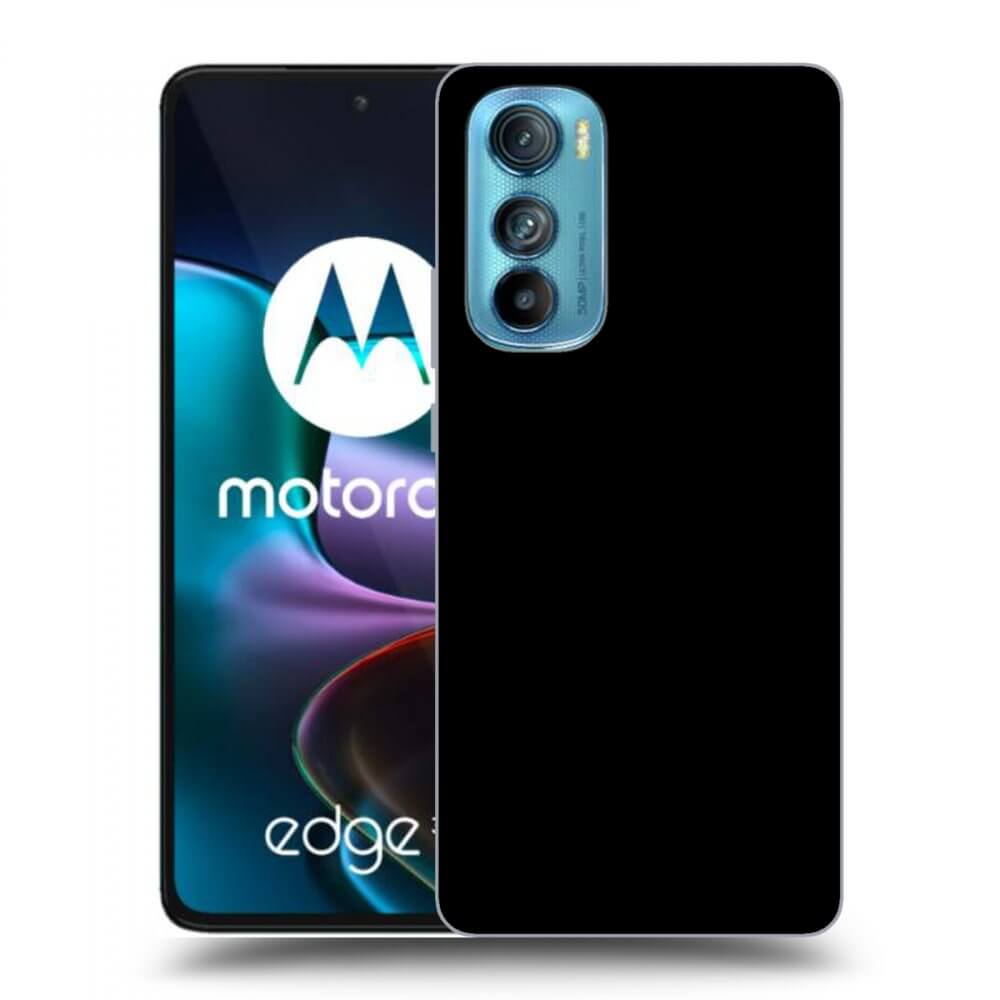 Picasee silikonový černý obal pro Motorola Edge 30 - Separ - Black On Black 1