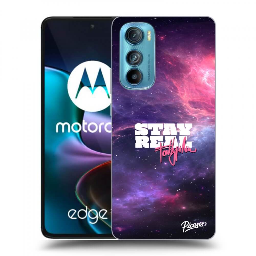 Picasee silikonový průhledný obal pro Motorola Edge 30 - Stay Real