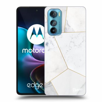 Obal pro Motorola Edge 30 - White tile