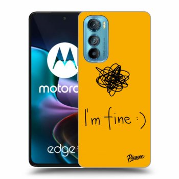 Picasee silikonový průhledný obal pro Motorola Edge 30 - I am fine