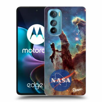 Picasee silikonový černý obal pro Motorola Edge 30 - Eagle Nebula