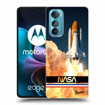 Picasee silikonový černý obal pro Motorola Edge 30 - Space Shuttle