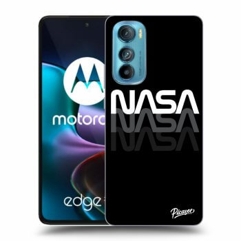 Picasee silikonový černý obal pro Motorola Edge 30 - NASA Triple