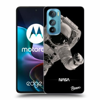 Picasee silikonový černý obal pro Motorola Edge 30 - Astronaut Big