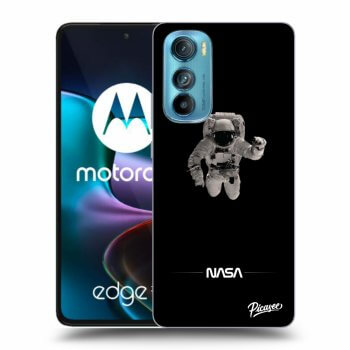 Picasee silikonový průhledný obal pro Motorola Edge 30 - Astronaut Minimal