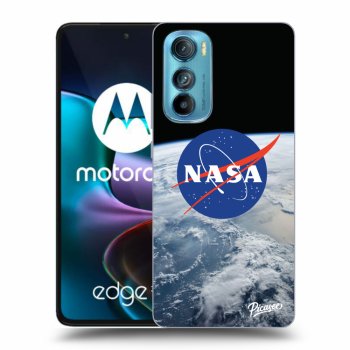 Picasee silikonový černý obal pro Motorola Edge 30 - Nasa Earth
