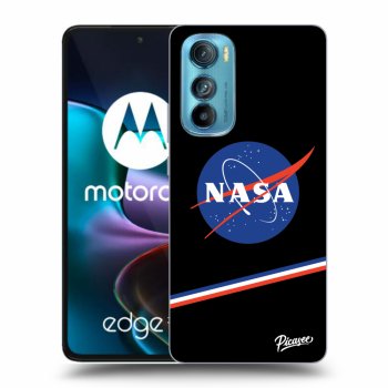 Picasee silikonový černý obal pro Motorola Edge 30 - NASA Original