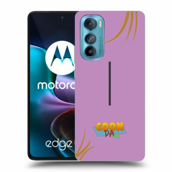 Picasee silikonový černý obal pro Motorola Edge 30 - COONDA růžovka
