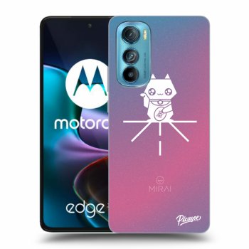 Picasee silikonový černý obal pro Motorola Edge 30 - Mirai - Maneki Neko