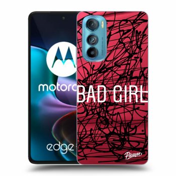Picasee silikonový černý obal pro Motorola Edge 30 - Bad girl