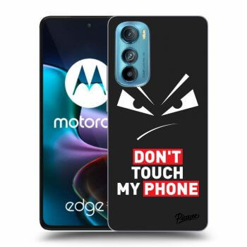 Picasee silikonový černý obal pro Motorola Edge 30 - Evil Eye - Transparent