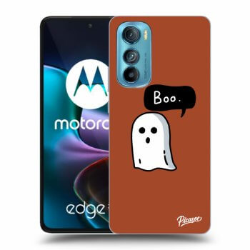 Picasee silikonový černý obal pro Motorola Edge 30 - Boo
