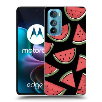 Picasee silikonový černý obal pro Motorola Edge 30 - Melone