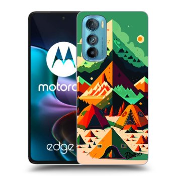 Picasee silikonový černý obal pro Motorola Edge 30 - Alaska