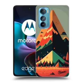 Picasee silikonový černý obal pro Motorola Edge 30 - Oregon