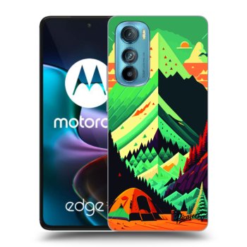 Picasee silikonový černý obal pro Motorola Edge 30 - Whistler