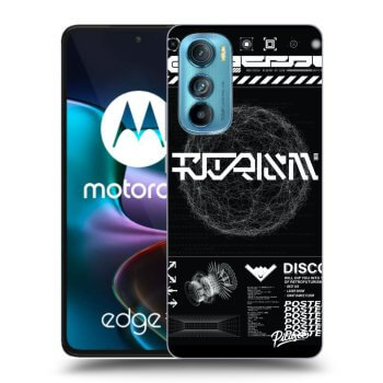 Picasee silikonový černý obal pro Motorola Edge 30 - BLACK DISCO