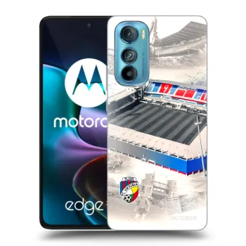 Picasee silikonový průhledný obal pro Motorola Edge 30 - FC Viktoria Plzeň G