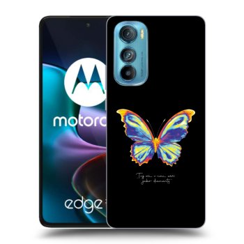 Obal pro Motorola Edge 30 - Diamanty Black