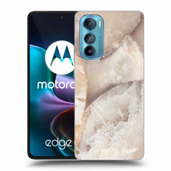 Obal pro Motorola Edge 30 - Cream marble
