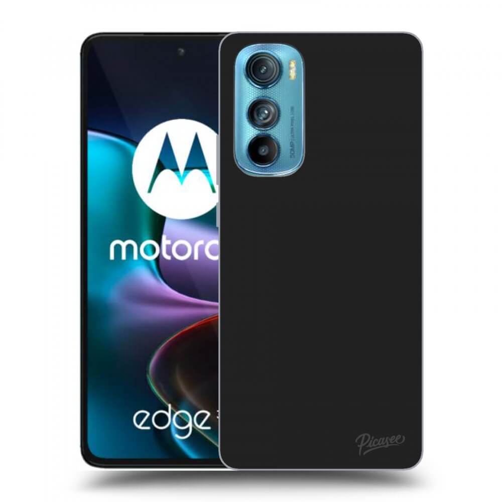 Picasee silikonový černý obal pro Motorola Edge 30 - Clear