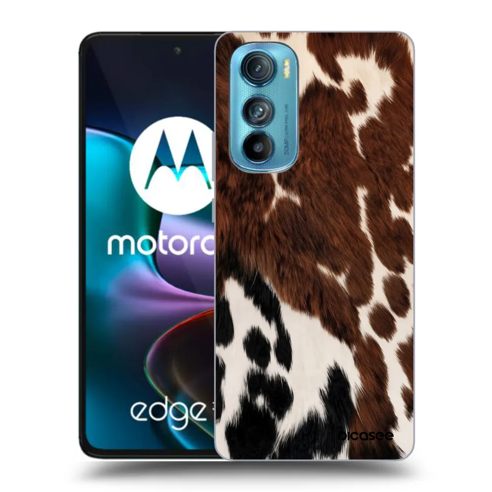 Picasee silikonový průhledný obal pro Motorola Edge 30 - Rust