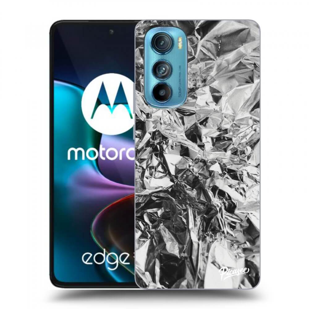 Picasee silikonový průhledný obal pro Motorola Edge 30 - Chrome
