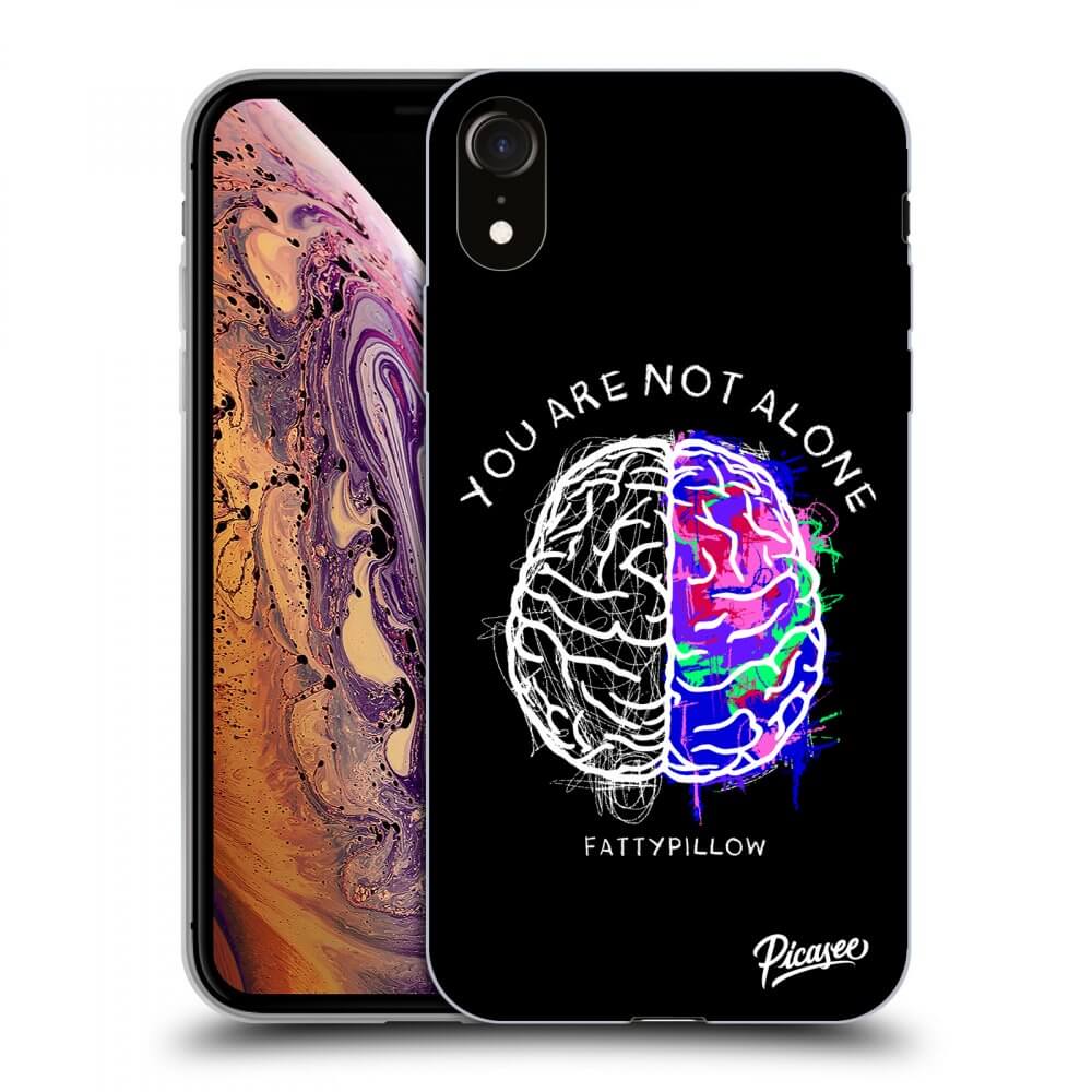 Picasee ULTIMATE CASE pro Apple iPhone XR - Brain - White