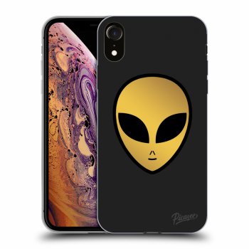 Picasee silikonový černý obal pro Apple iPhone XR - Earth - Alien