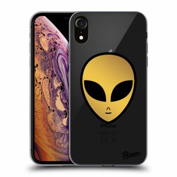 Picasee silikonový průhledný obal pro Apple iPhone XR - Earth - Alien