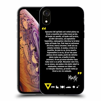 Obal pro Apple iPhone XR - Kazma - BUĎTE TROCHU YESMANI