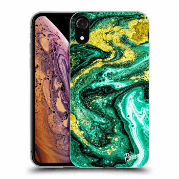 Obal pro Apple iPhone XR - Green Gold